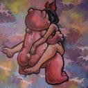 Red Pig Flower, London Artist