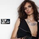 jumpsuit by Under, glove stylist's own, necklace stylist's own
