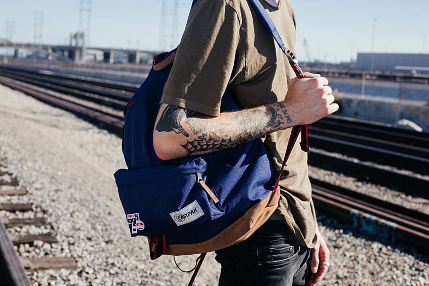 The Star Spangled Spirit of 76 in an Eastpak backpack