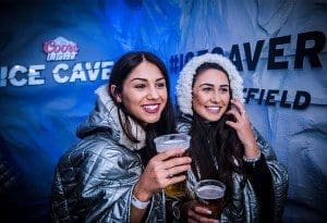 party in an Ice Cave
