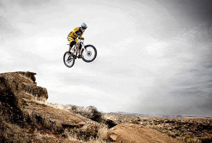 mountain biking