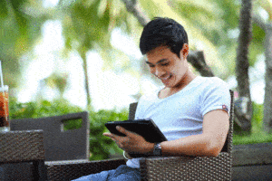 internet on holiday