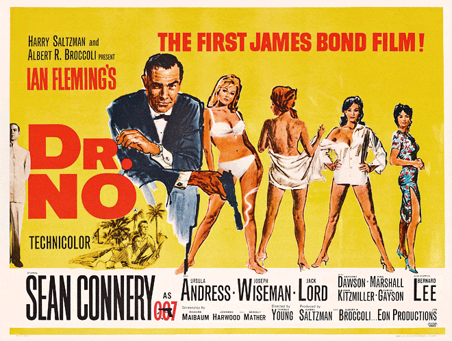 55 years of James Bond films