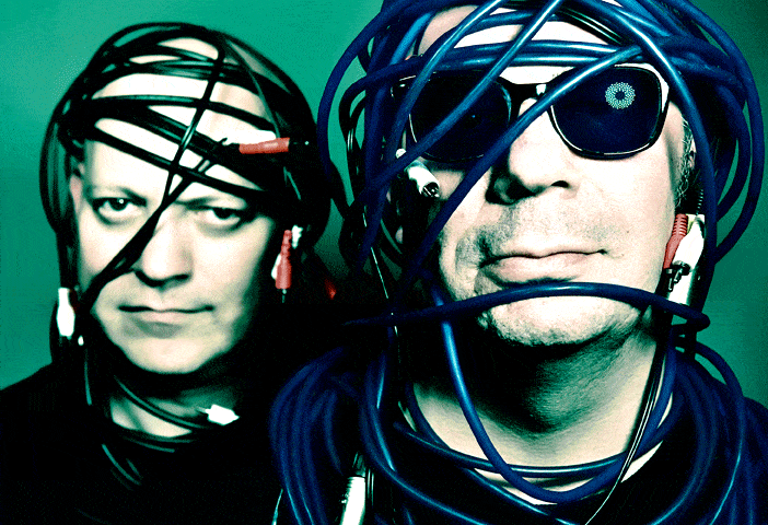 Graham Daniels and Mark Vidler aka Addictive TV at Splice Festival