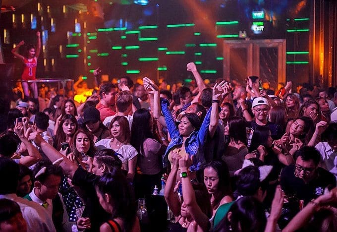 Going clubbing