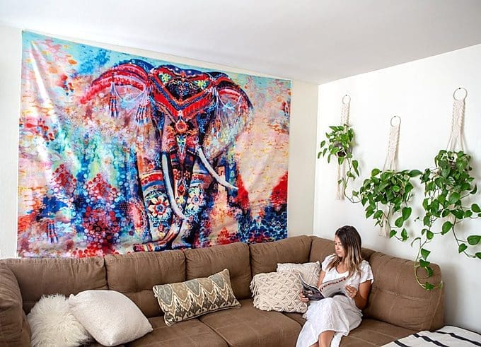 Creative ways to use a wall tapestry