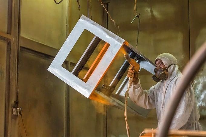 How to Powder Coat Big Things