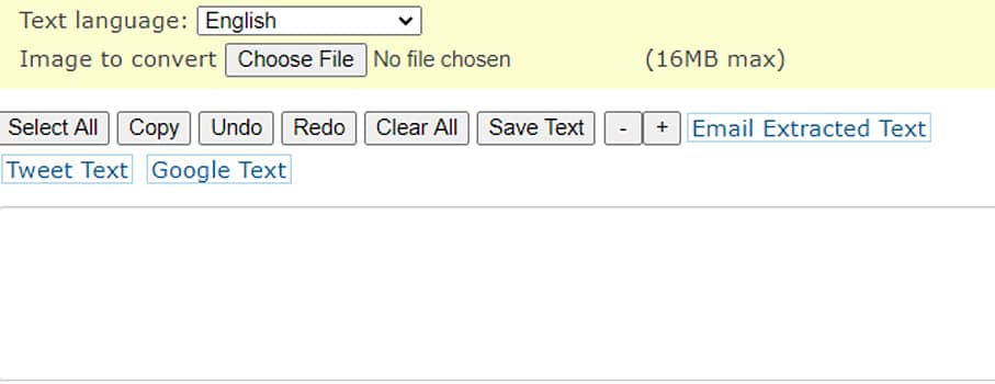 extract text from images