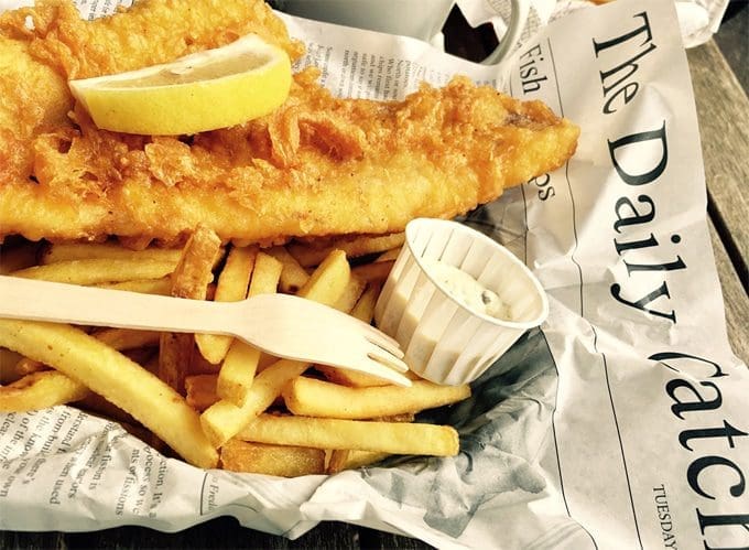 Rain or Shine. Sleet or Snow. Fish and Chips Never Lets You Down
