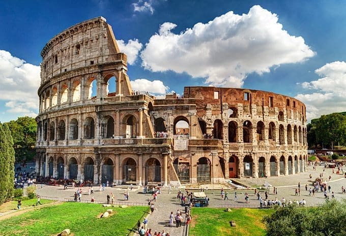 Most popular landmarks in Rome