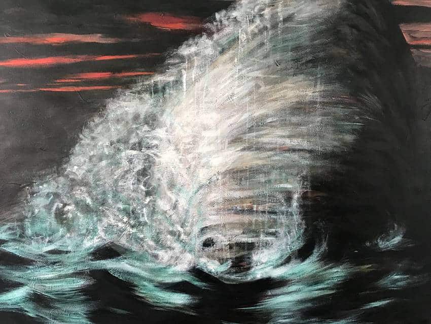 ‘The Return of the Great White Whale’  by David Alker features in A Tall Order restrospective