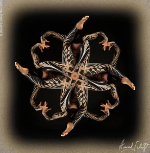 Illustrated Woman photo shoot Howard Schatz