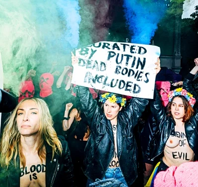 Pussy Riot storm the Russian Pavilion at the Venice Biennale